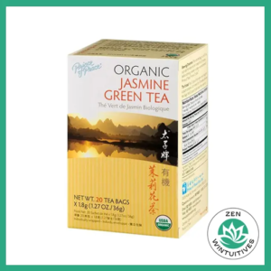 organic jasmine green tea box