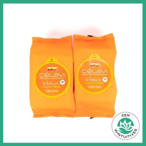 celavi orange face wipes