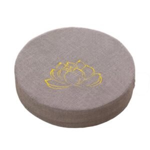 round meditation-cushion lotus flower