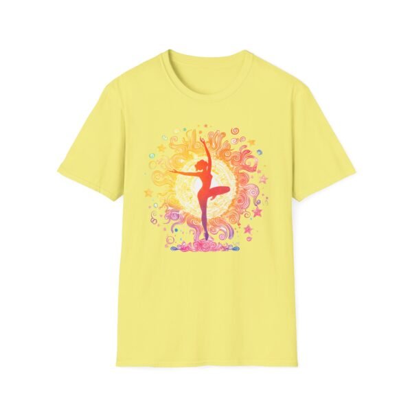 Yoga Bliss Vibrant Dance T-Shirt - Image 3