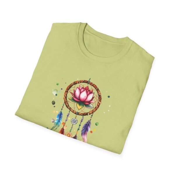 Dreamcatcher Lotus Boho Vibe T-Shirt - Image 4