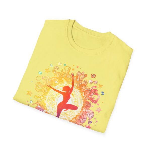 Yoga Bliss Vibrant Dance T-Shirt - Image 4