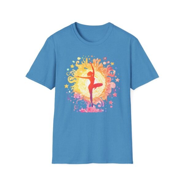 Yoga Bliss Vibrant Dance T-Shirt - Image 5