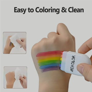 rainbow body paint