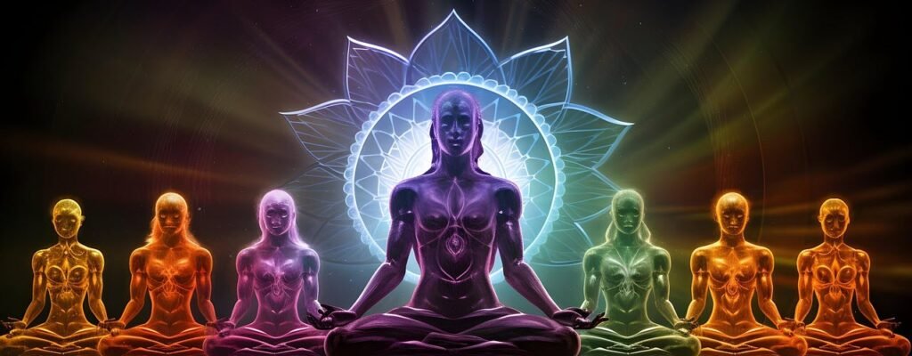 seven people discovering the seven chakras