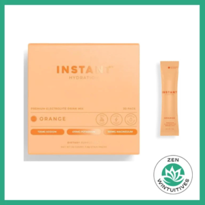 instant hydration orange drink mix box of 30 packets