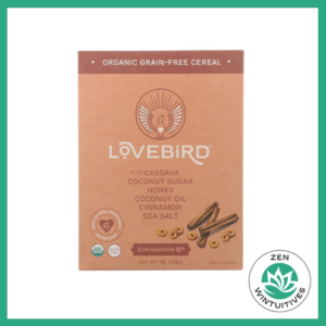 lovebird organic grain free cereal cinnamon