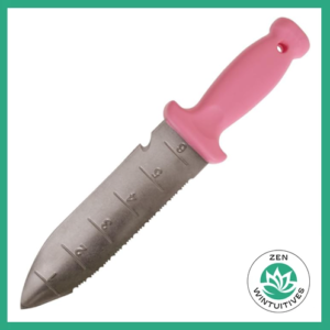 pink garden knife